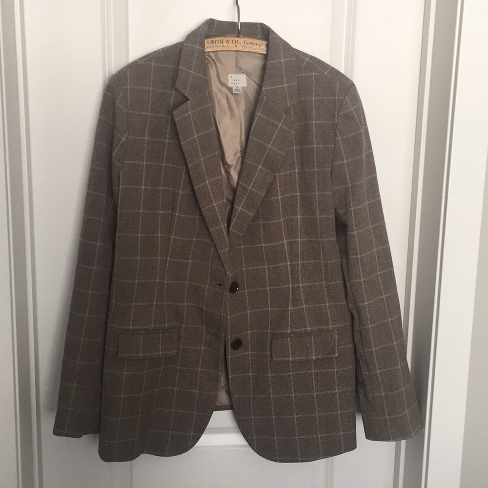 Target checked blazer